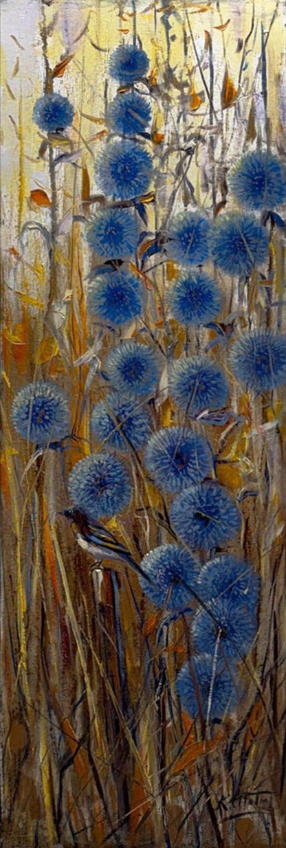 Karahindiba Mevsimi Yağlı Boya Tablosu