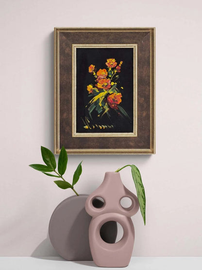 Karanlığa Dokunan Renk Yağlı Boya Tablosu