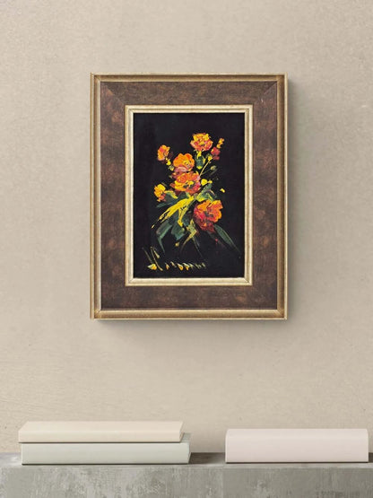 Karanlığa Dokunan Renk Yağlı Boya Tablosu