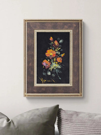 Karanlığa Dokunan Renk Yağlı Boya Tablosu