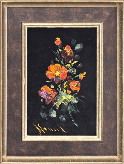 Karanlığa Dokunan Renk Yağlı Boya Tablosu