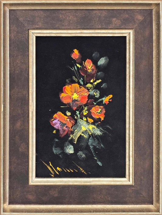 Karanlığa Dokunan Renk Yağlı Boya Tablosu