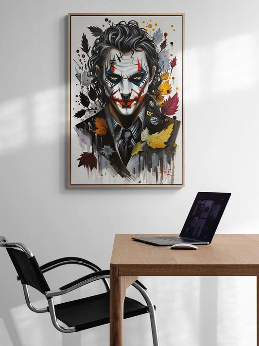 Karanlığın Jokeri Yağlı Boya Tablosu