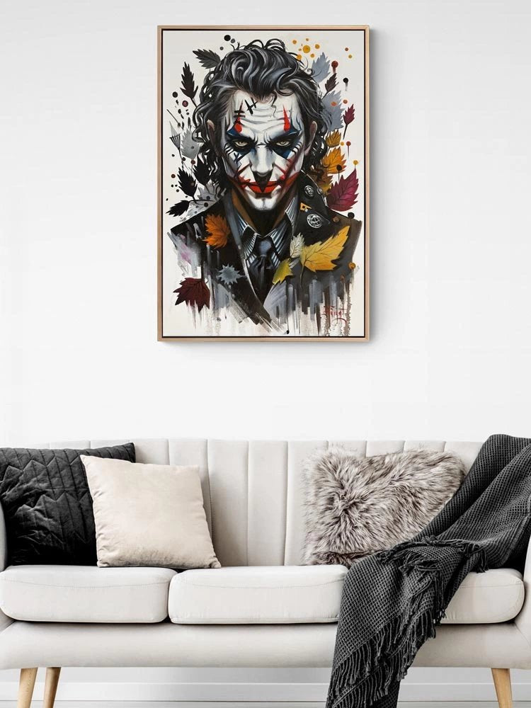 Karanlığın Jokeri Yağlı Boya Tablosu