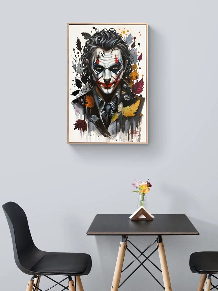 Karanlığın Jokeri Yağlı Boya Tablosu