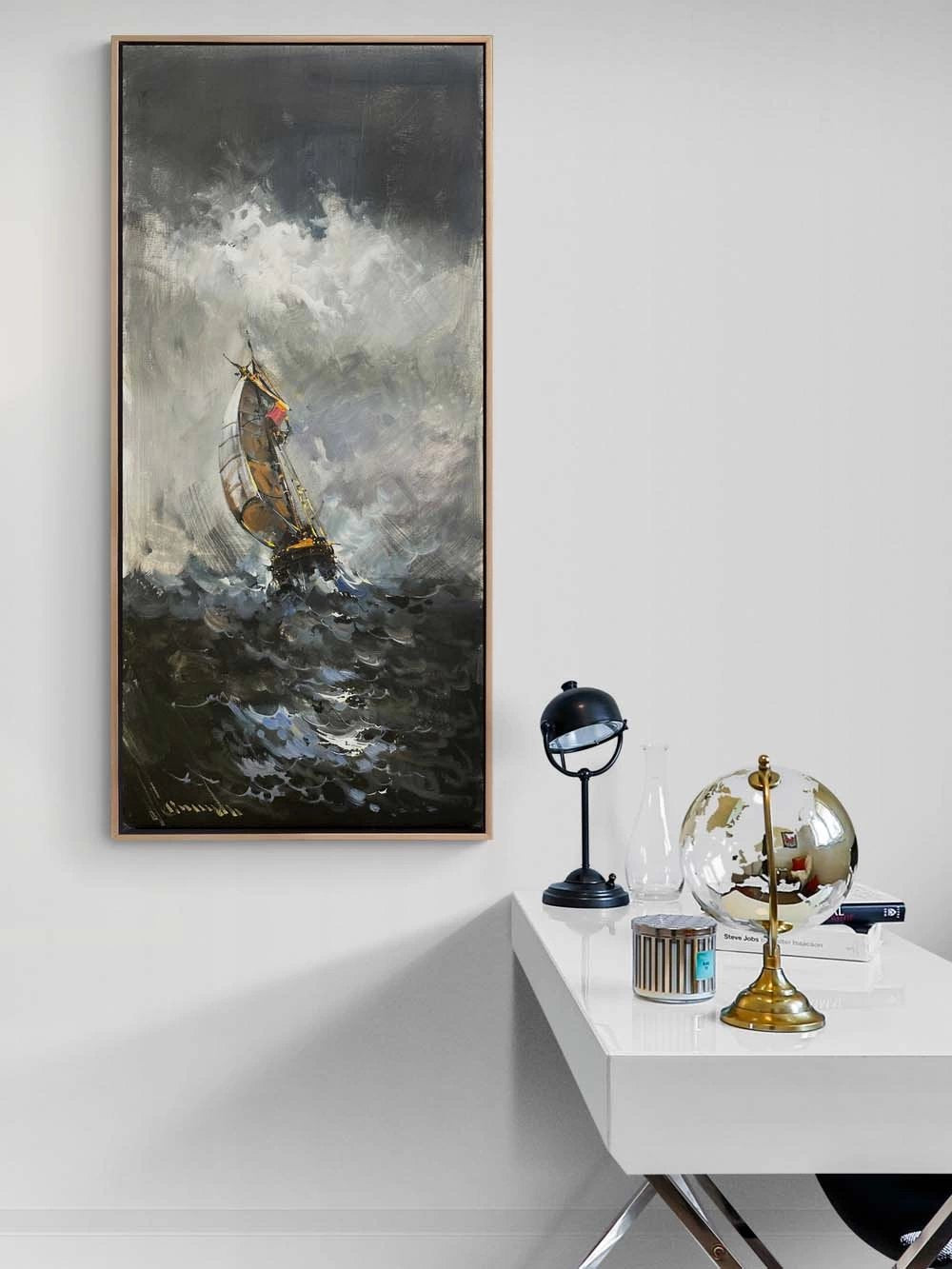 Karanlık Ufuklar Yağlı Boya Tablosu