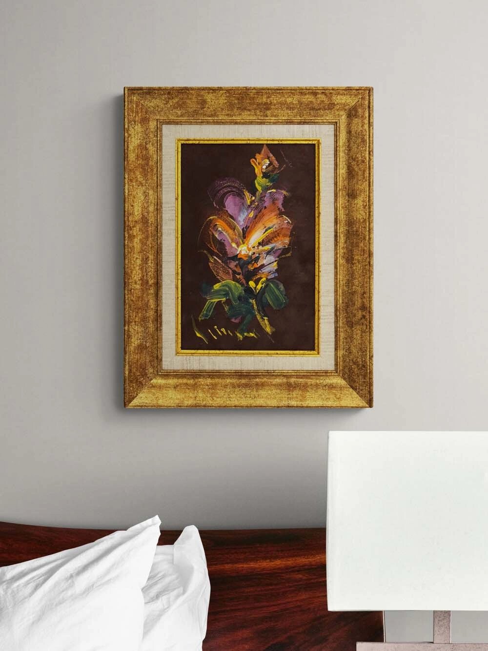 Karanlıkta Açan Yağlı Boya Tablosu