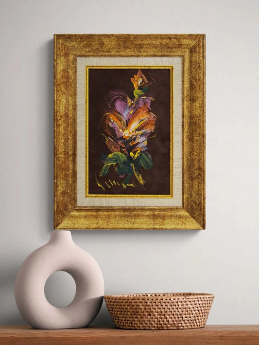 Karanlıkta Açan Yağlı Boya Tablosu