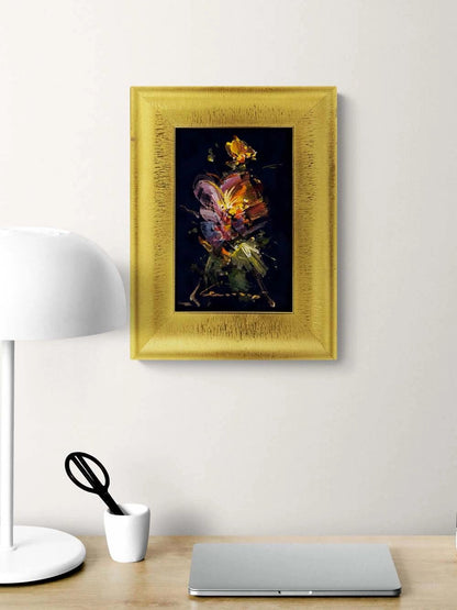 Karanlıkta Açan Zambak Yağlı Boya Tablosu