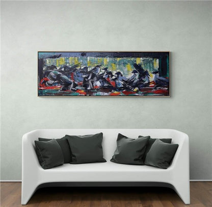 Kargalar Yağlı Boya Tablosu