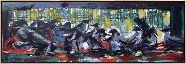 Kargalar Yağlı Boya Tablosu