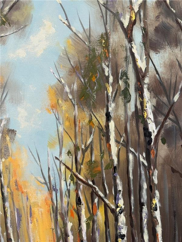 Karlı Orman Yağlı Boya Tablosu