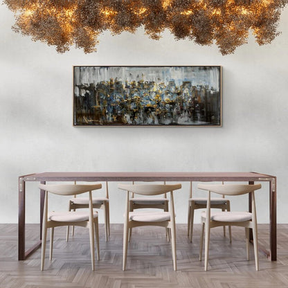 Karmaşık Ritim Yağlı Boya Tablosu