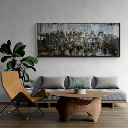 Karmaşık Ritim Yağlı Boya Tablosu