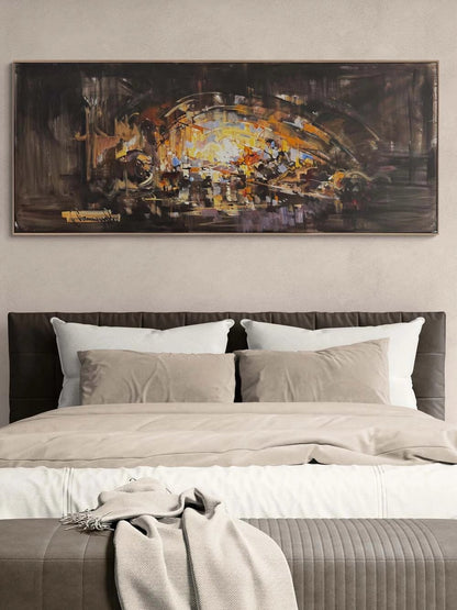 Katmanlı Sessizlik Yağlı Boya Tablosu