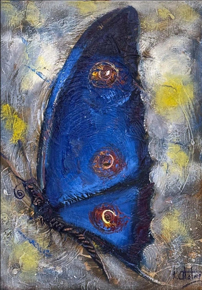 Kayıp Kelebek Yağlı Boya Tablosu