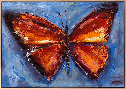Kelebeğin Düşü Yağlı Boya Tablosu