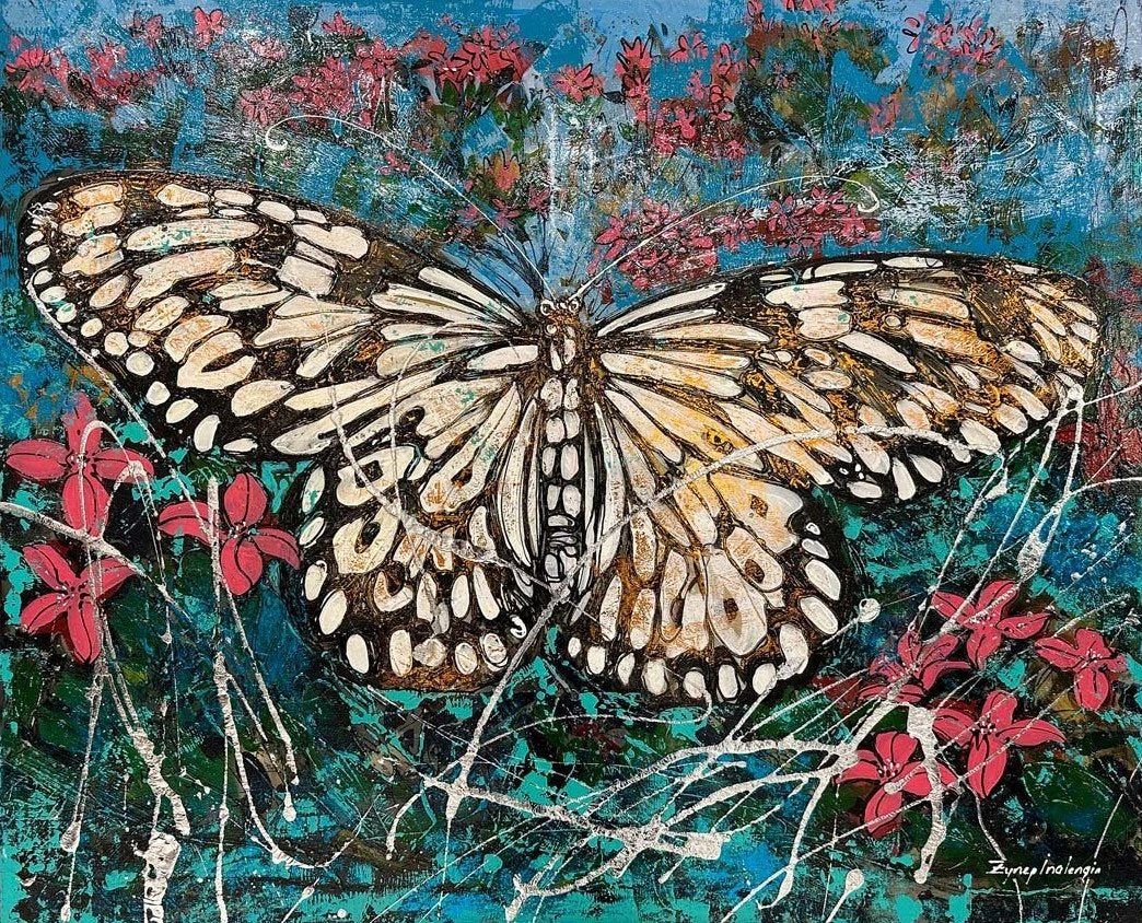 Kelebek Etkisi Yağlı Boya Tablosu