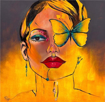 Kelebek Gibi Yağlı Boya Tablosu