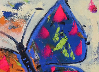 Traces of Butterflies Oil Painting