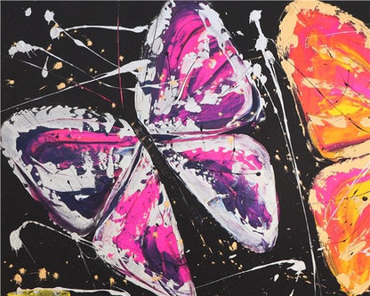 Gece Kelebekleri Yağlı Boya Tablosu