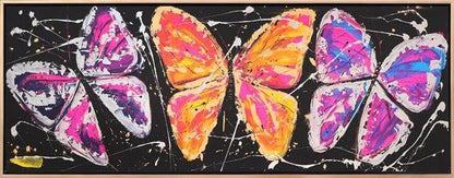 Gece Kelebekleri Yağlı Boya Tablosu