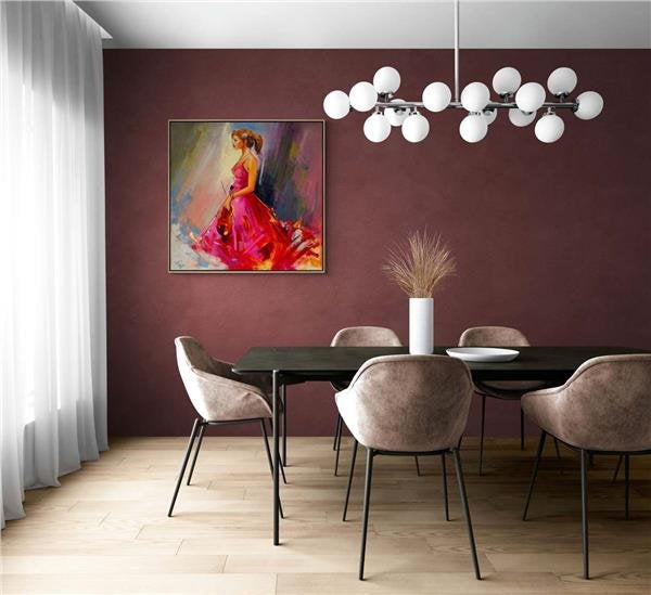 Melodinin Portresi Yağlı Boya Tablosu