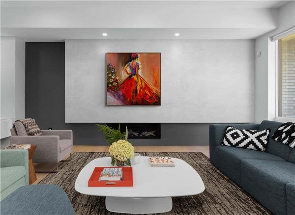 Ahengin Dansı Yağlı Boya Tablosu