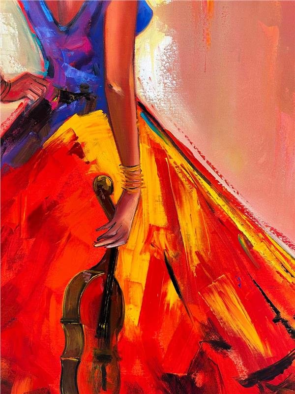 Ahengin Dansı Yağlı Boya Tablosu