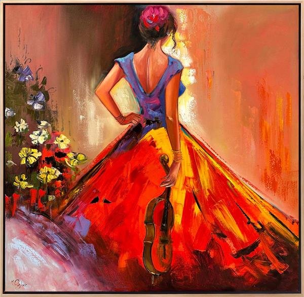 Ahengin Dansı Yağlı Boya Tablosu