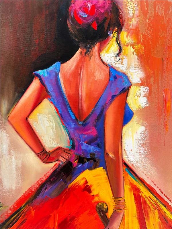 Ahengin Dansı Yağlı Boya Tablosu