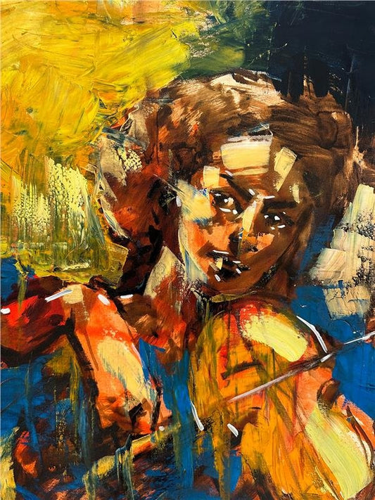 Kemancının Rüyası Yağlı Boya Tablosu