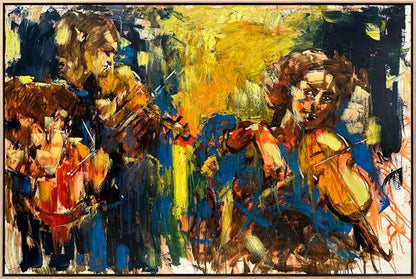 Kemancının Rüyası Yağlı Boya Tablosu