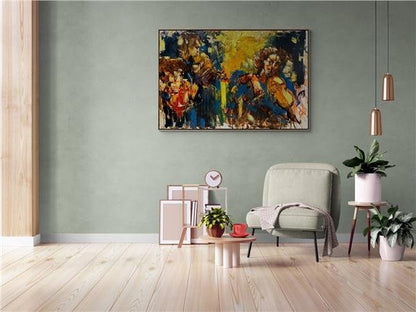 Kemancının Rüyası Yağlı Boya Tablosu