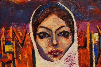 Kilim Desenleri Yağlı Boya Tablosu