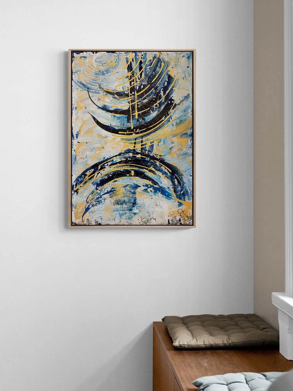 Kırık Zaman Yağlı Boya Tablosu