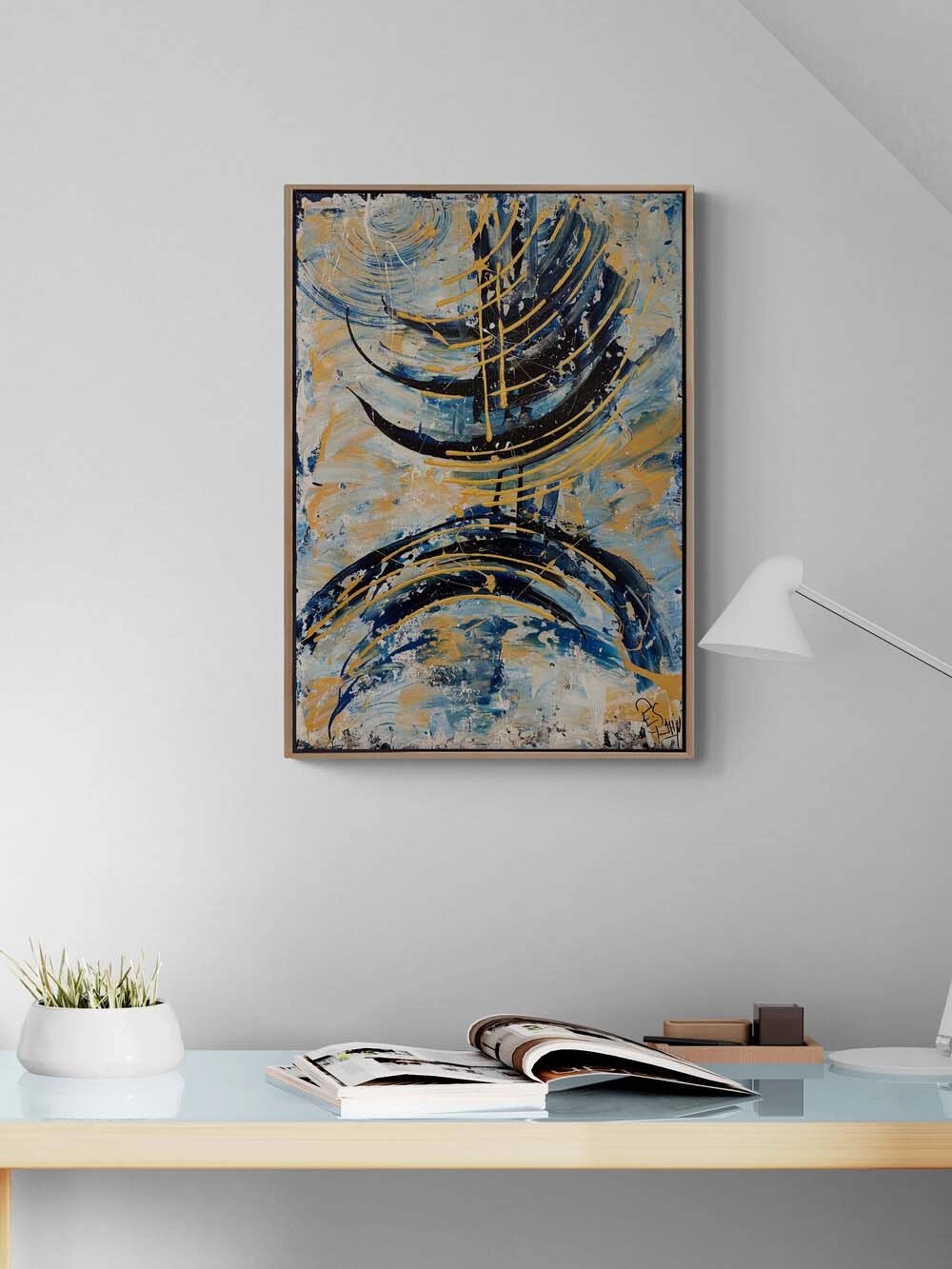 Kırık Zaman Yağlı Boya Tablosu