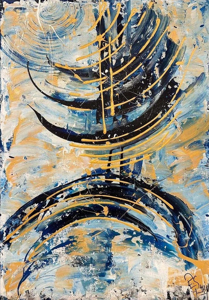 Kırık Zaman Yağlı Boya Tablosu