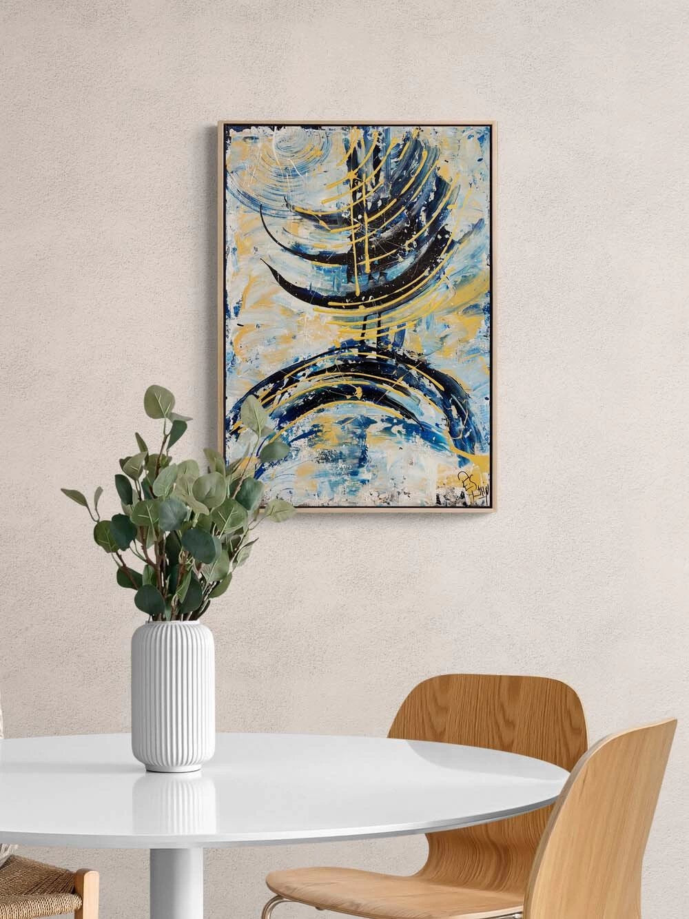 Kırık Zaman Yağlı Boya Tablosu