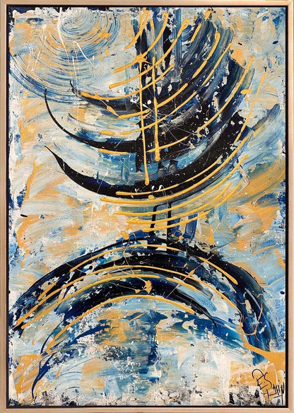 Kırık Zaman Yağlı Boya Tablosu