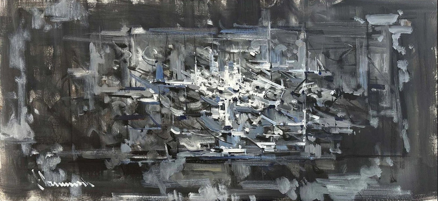 Kırık Zamanlar Yağlı Boya Tablosu