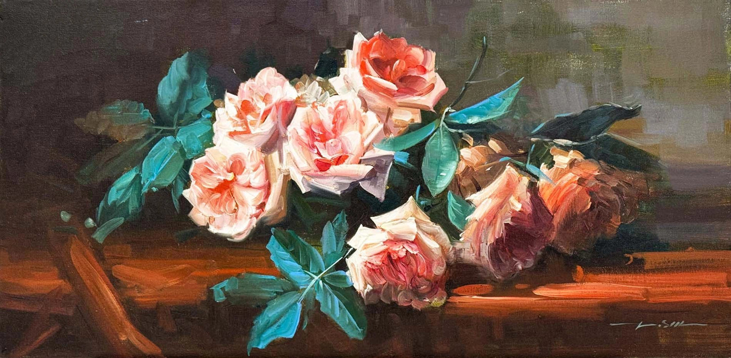 Kırılgan Güzellik Yağlı Boya Tablosu