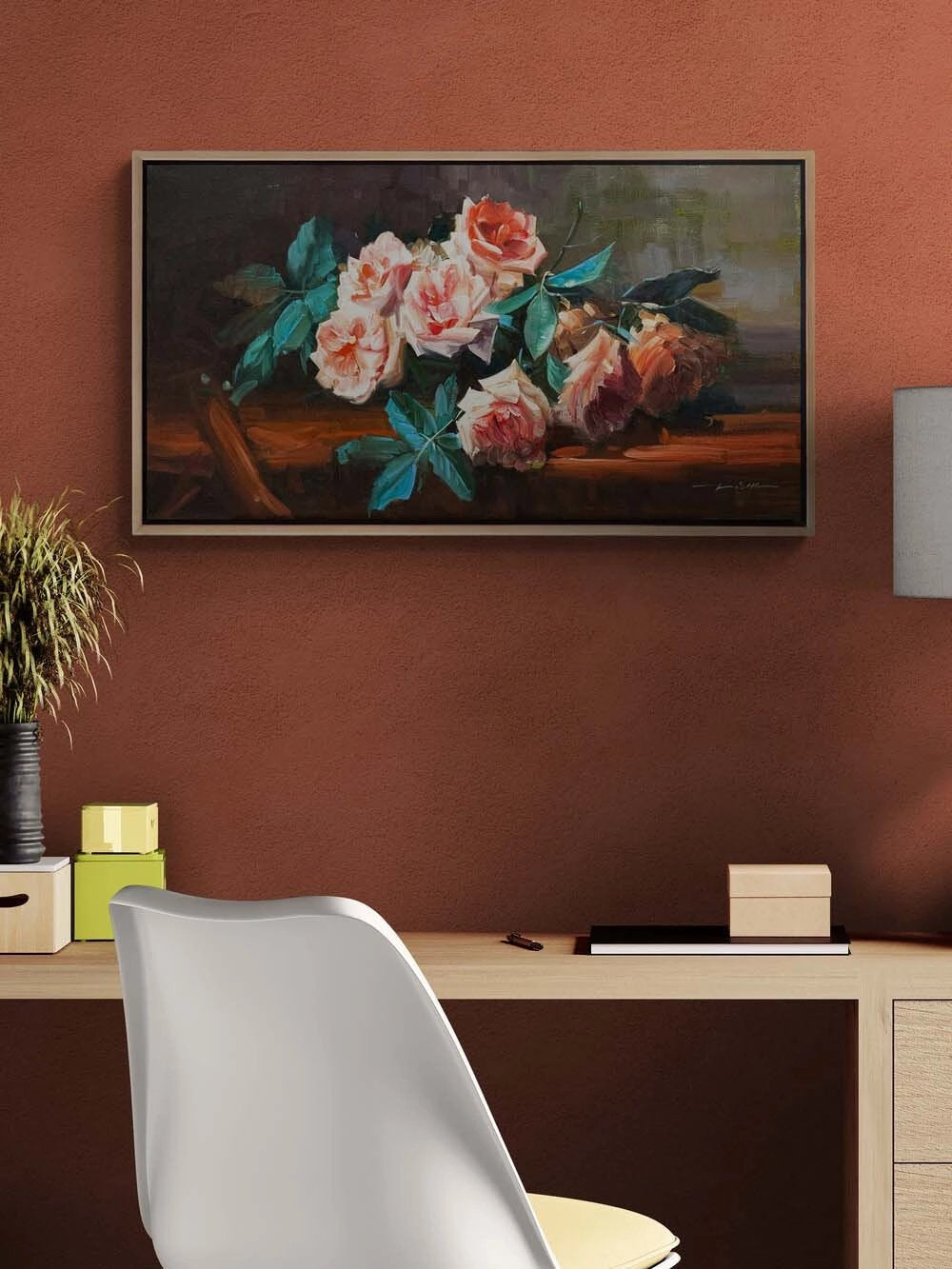 Kırılgan Güzellik Yağlı Boya Tablosu