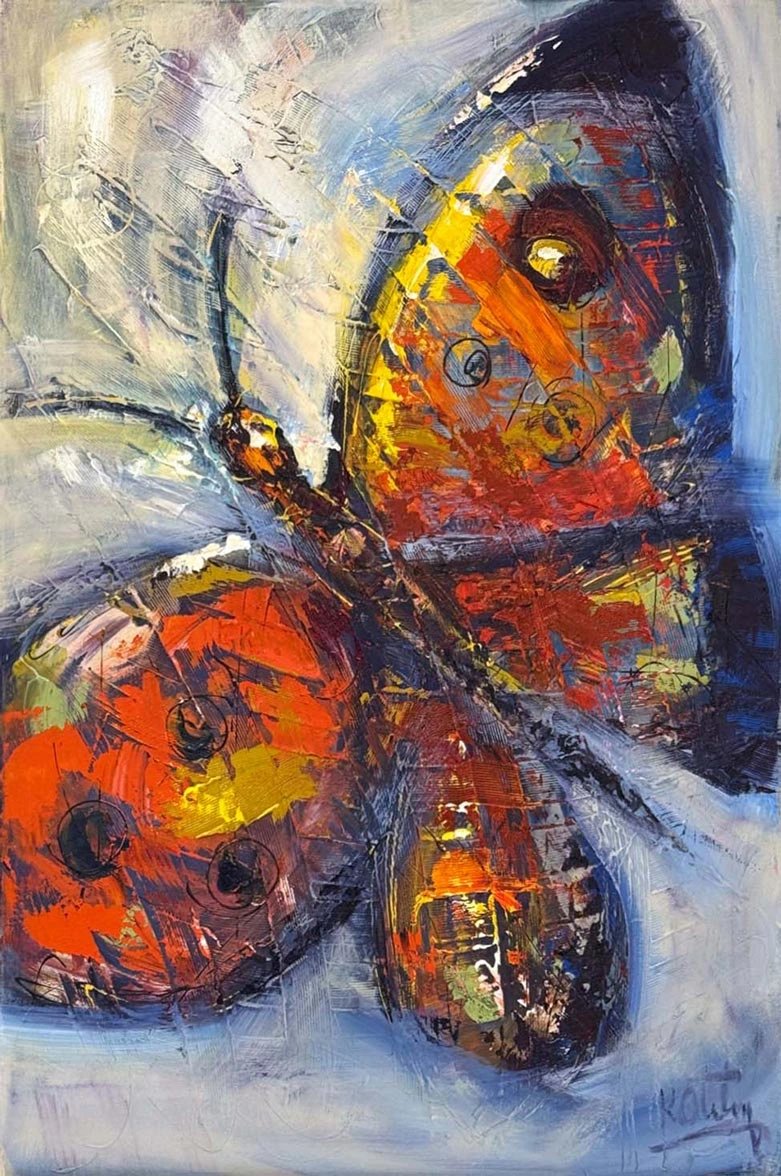 Kırılgan Güzellikler Yağlı Boya Tablosu