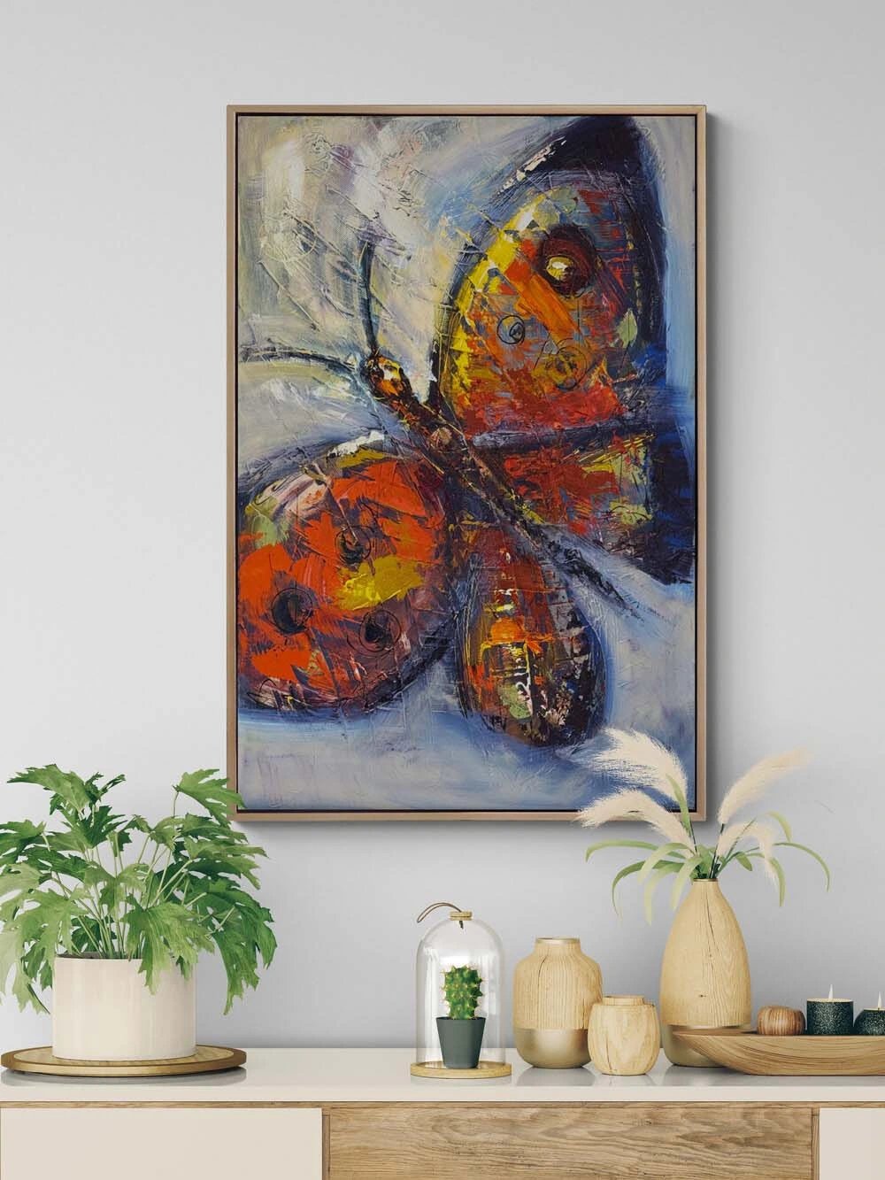 Kırılgan Güzellikler Yağlı Boya Tablosu