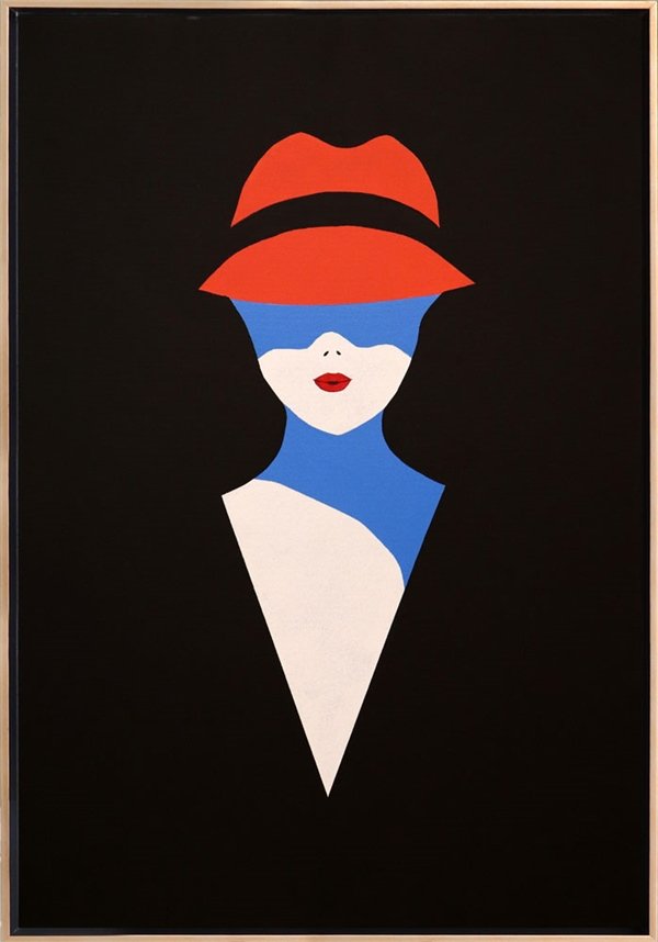 Kırmızı Şapkalı Kız Yağlı Boya Tablosu