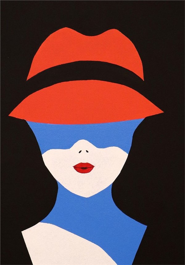 Kırmızı Şapkalı Kız Yağlı Boya Tablosu