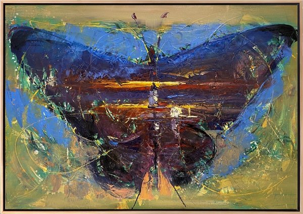 Kısa Bir Kare Yağlı Boya Tablosu