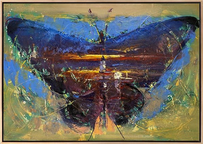 Kısa Bir Kare Yağlı Boya Tablosu