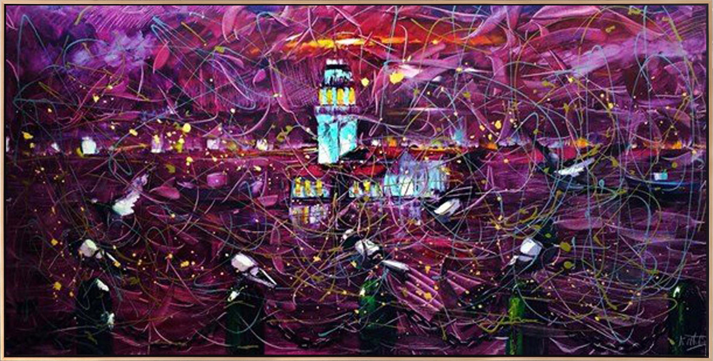 Kız Kulesi'nin Öyküsü Yağlı Boya Tablosu